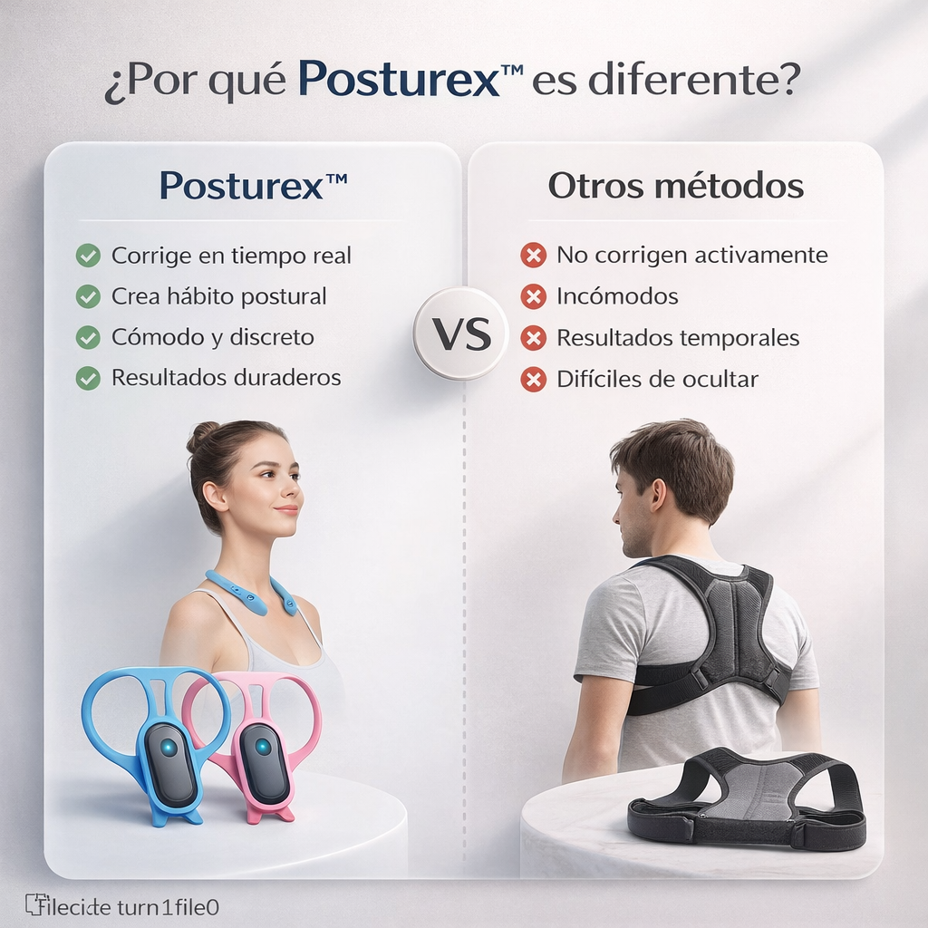 Posturex™- Corrige tu postura automáticamente